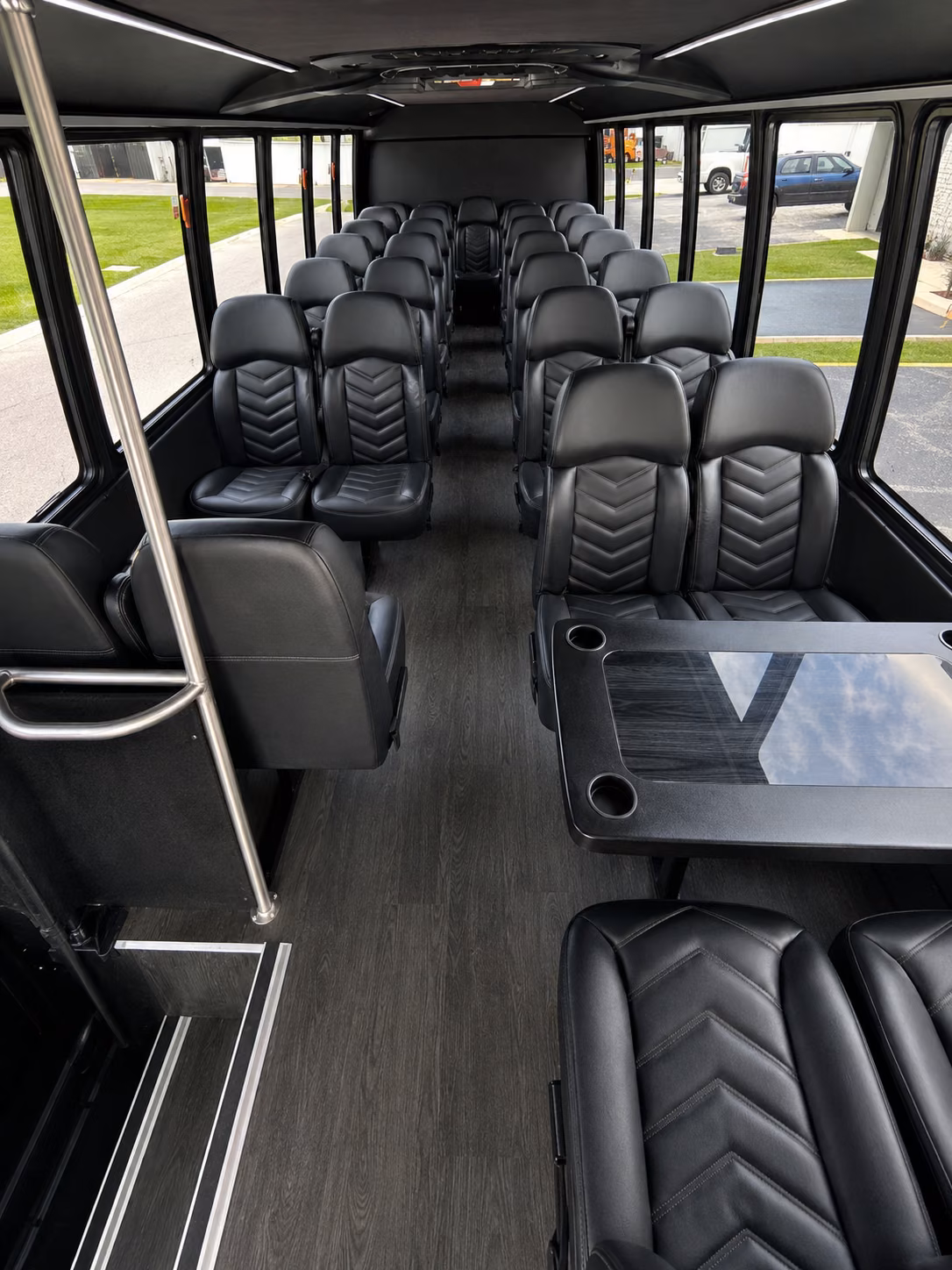 20 passenger minibus interior