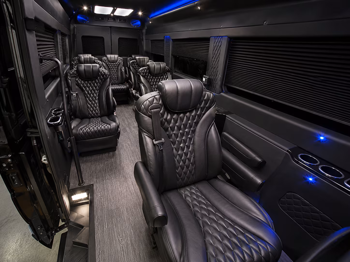 los angeles wine tour brewery transportation onboard seating