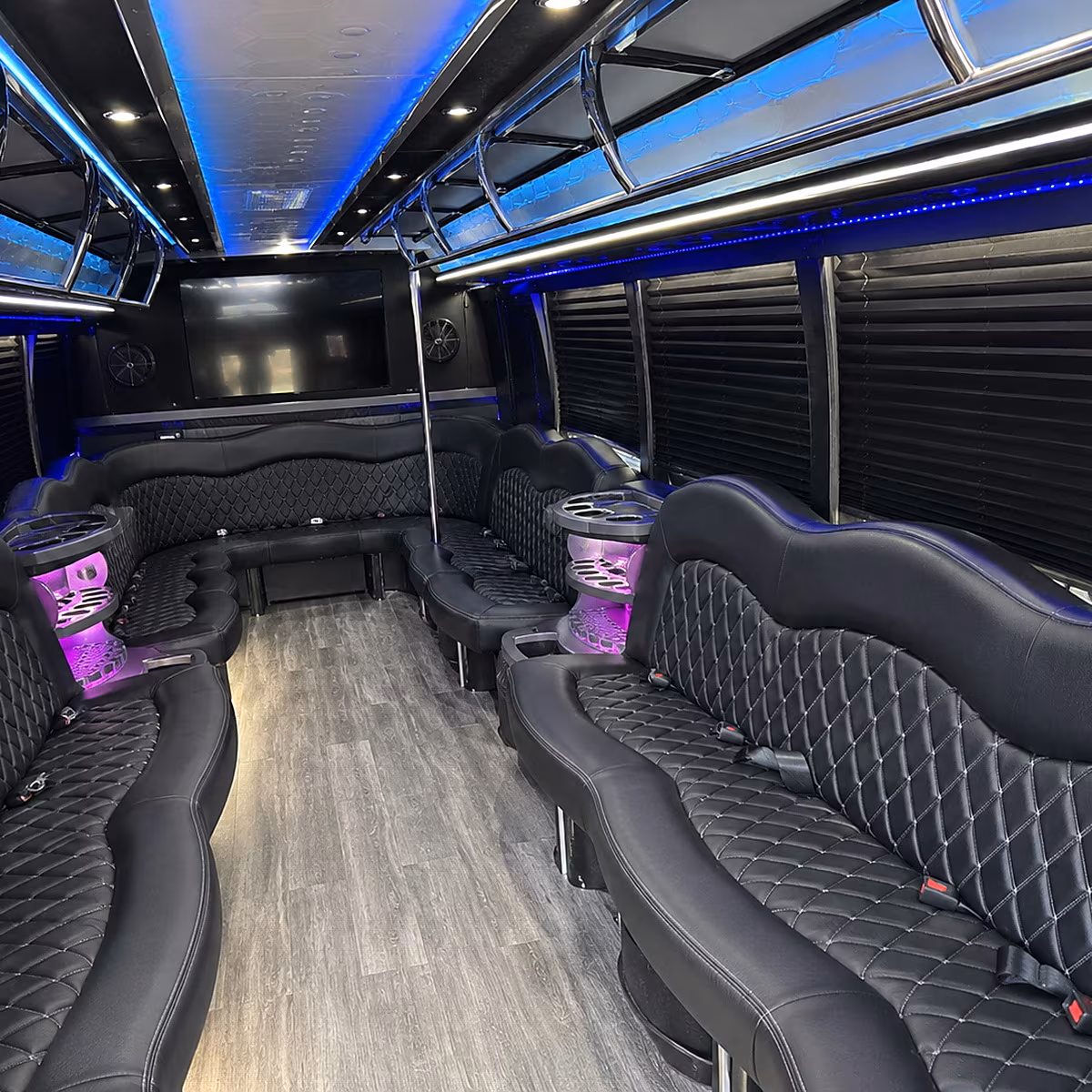 party bus interior